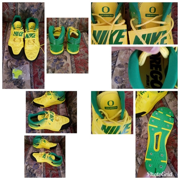 Rare Limited Oregon Ducks Nike Zoom Javelin Elite